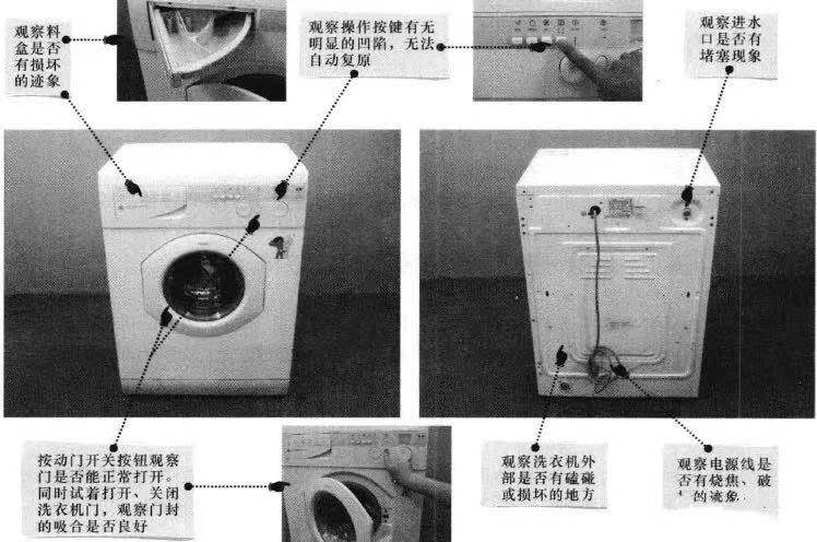 洗衣機(jī)維修常用方法介紹。